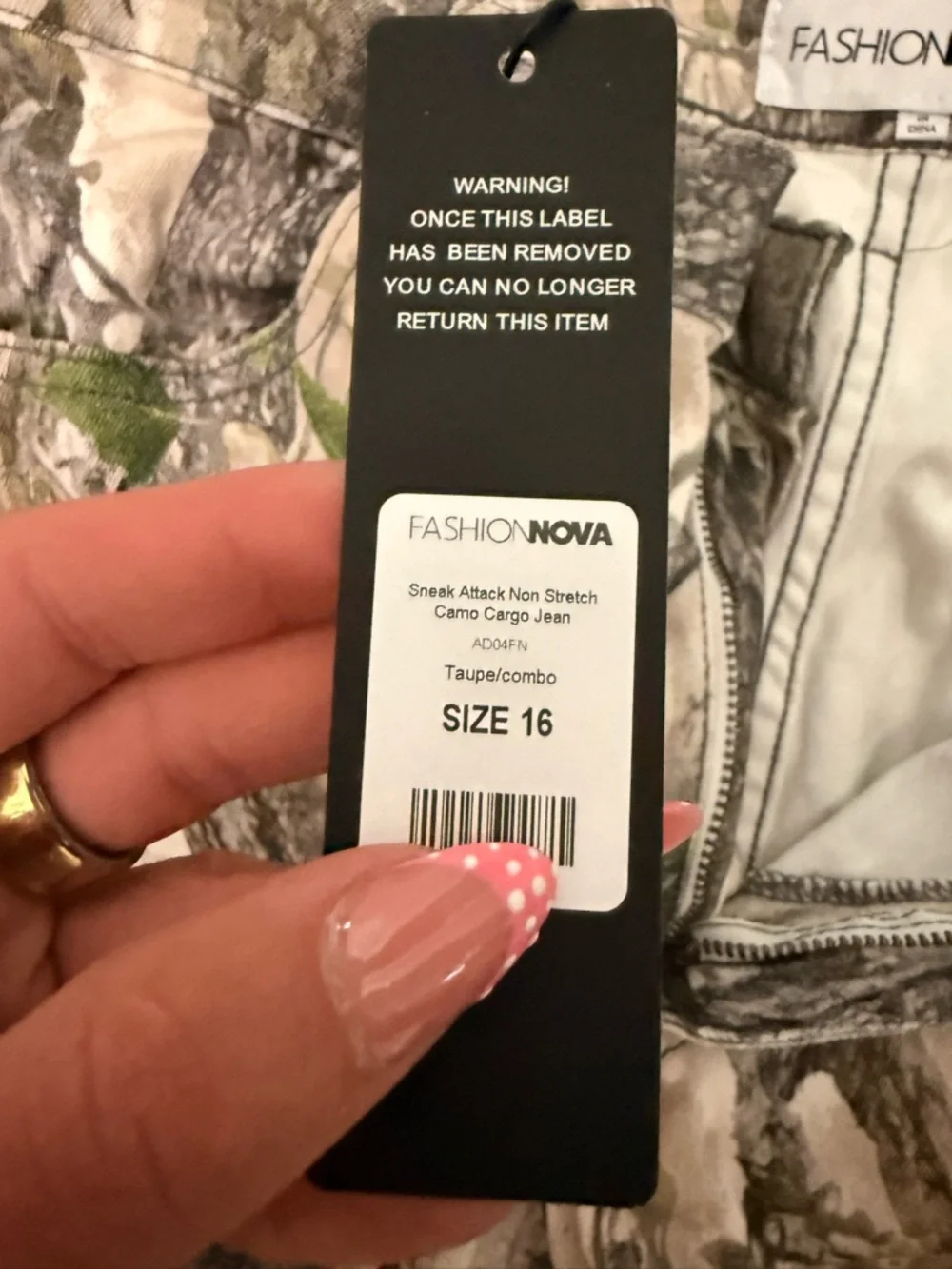 Fashion Nova Cargo Utility Pants - Picture 8 of 9